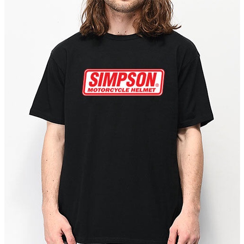 SIMPSON HELMET T SHIRT RACE CLASSIC RETRO OLDSCHOOL  เสื้อยืดคอกลม คุณภาพดี_05