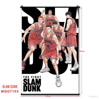 โปสเตอร์ผ้า ลายการ์ตูนอนิเมะ SLAM DUNK ขนาด 60 ซม. 90 ซม. สําหรับแขวนตกแต่งผนังบ้าน