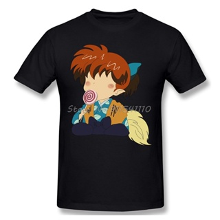 AQTA 【In stock】Shippo Fanart Print Cotton T-Shirt Inuyasha Kagome Anime For Men Fashion Cotton Men Tshirt Harajuku _01