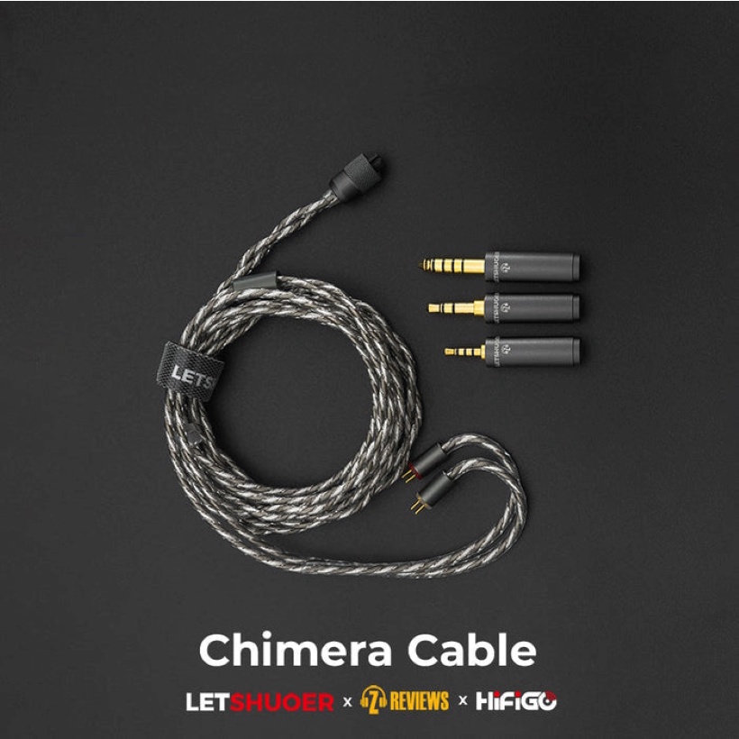 Letshuoer x Z Reviews Chimera สายเคเบิล 2Pin 0.78 พร้อมปลั๊กเชื่อมต่อ (2.5 3.5 4.4) สําหรับตัวเชื่อม