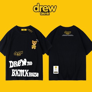   เสื้อยืดผ้าฝ้ายพิมพ์ลายกราฟฟิค Drew Smiley Face สไตล์ฮิปฮอปฤดูร้อน  _03