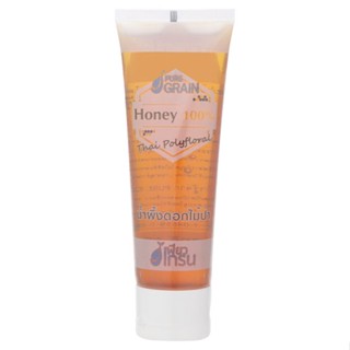 เพียวเกรนน้ำผึ้งจากดอกไม้ป่าขนาด130 HONEY กรัมPURE GRAINFROM WILD FLOWER130G.