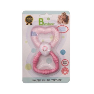 เบย์บี ยางกัดน้ำ รูปทรงดาวและหัวใจBAYBEE WATER FILLED TEETHER STARANDHEART