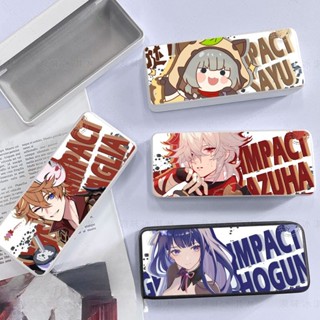 Genshin Impact glasses box Kaedehara Kazuha Tartaglia/Xiao Zhongli/Scaramouche Wanderer/Shenhe glasses boxes, boxes around กล่องเก็บแว่นตา