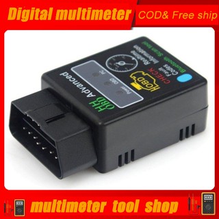 เครื่องสแกนเนอร์วินิจฉัยรถยนต์อัตโนมัติ ELM327 V2.1 OBD 2 OBD-II สําหรับ Android