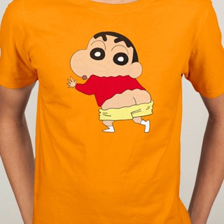 Crayon Shin chan Japanese manga Nohara Misae Himawari Masao Short Sleeve T-shirt shirt O-Neck Men Fashion cotton Ca_12