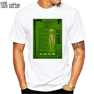 เสื้อยืดคอกลม ผ้าฝ้าย พิมพ์ลาย Alien Anatomi Milik Area 51 Nevada Alien ufo Kaos สําหรับผู้ชาย 51_02