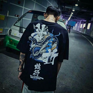 ZC HOTSALE Short sleeve Ferocious snake&amp;chinese character design fashion T-shirt  爆款 短袖汉字设计时尚潮T_02