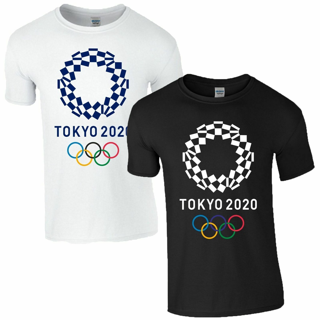 เสื้อขาว - ทั้งแฟชั่นTshirtโตเกียว2021เสื้อยืดโอลิมปิกเกมส์ญี่ปุ่น2021แฟนกีฬาโลกของขวัญผู้ชายกราฟิก