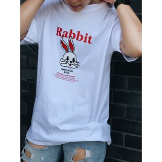 เสื้อยืด Oversize ลาย rabbitS-5XL