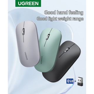 Ugreen เมาส์บลูทูธไร้สาย 4000DPI 2.4Ghz สําหรับแล็ปท็อป แท็บเล็ต