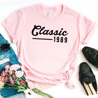 T-Shirt For Men-Classic 1989 Birthday 30th Anniversary Casual Funny Gift Ladys Top Girl_03