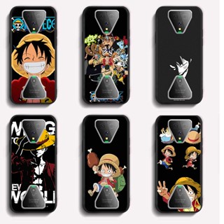 เคสโทรศัพท์มือถือ ซิลิโคนนิ่ม ลาย One Piece สีดํา สําหรับ Xiaomi Black Shark 3 Pro