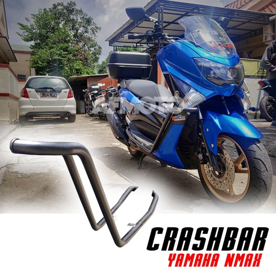 คุณภาพสูงด้านข้าง Tubular Crash bar Protector สําหรับ Yamaha Nmax-155 2015 - 2022 1 ชุดซ้ายขวา 2 PC 