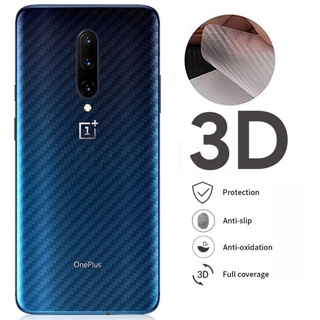 ฟิล์มกันรอยหน้าจอ ด้านหลัง คาร์บอนไฟเบอร์ 3D สําหรับ OnePlus 8 8T Pro Nord 7 7T Pro 6 6T 5 5T 3T 5 ชิ้น