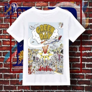 oversize T-shirt เสื้อยืด พิมพ์ลายวงดนตรีบาสเก็ตบอล DOOKIE สไตล์วินเทจ S-5XL