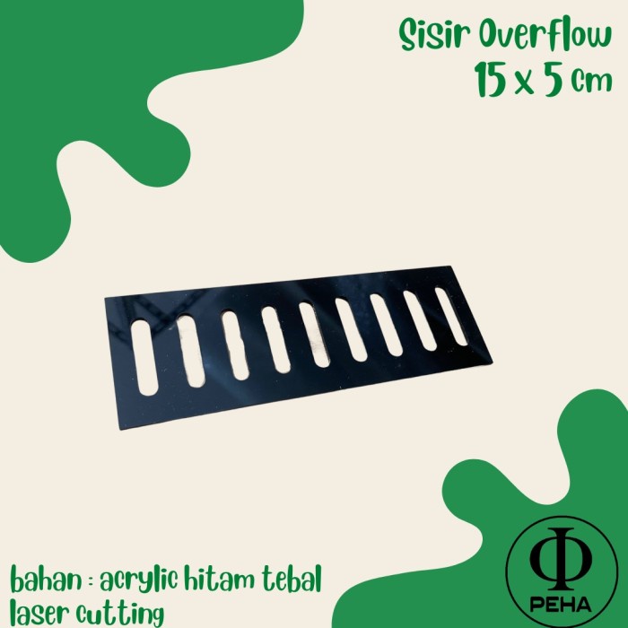 หวีตู้ปลา Overflow Aquarium Filter Overflow Comb สีดํา - 15 ซม. / 20 ซม. / 25 ซม. / 30 ซม.