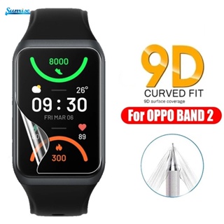 ฟิล์มไฮโดรเจล TPU แบบนิ่ม ป้องกันรอยขีดข่วน เต็มจอ กันระเบิด สําหรับ OPPO Band 2