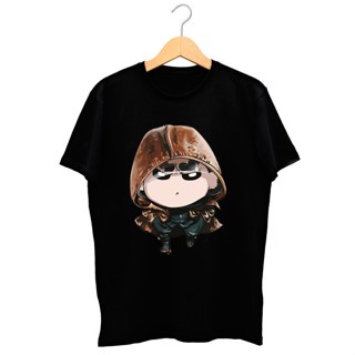 New High Quality Black Crayon Shinchan Graphic Print T-Shirt For Men._12