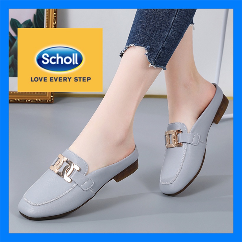 Scholl รองเท้าผู้หญิง รองเท้าหนังลําลอง scholl รองเท้าผู้หญิง Boat Shoes ผู้หญิง