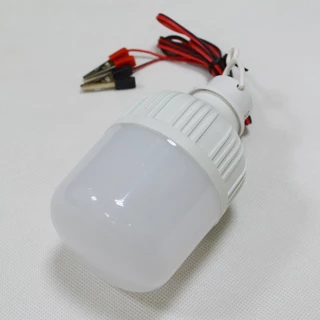 หลอดไฟ LED E27 DC 12V 10W 15W 20W 30W 40W ความสว่างสูง สําหรับตั้งแคมป์