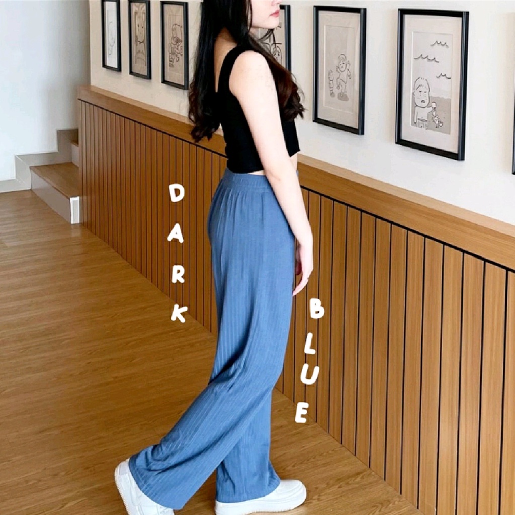 จัดส่งฟรี TERAS - WOMENS KNIT PANTS - PREMIUM KNIT PANTS - QUALITY WOMENS PANTS -