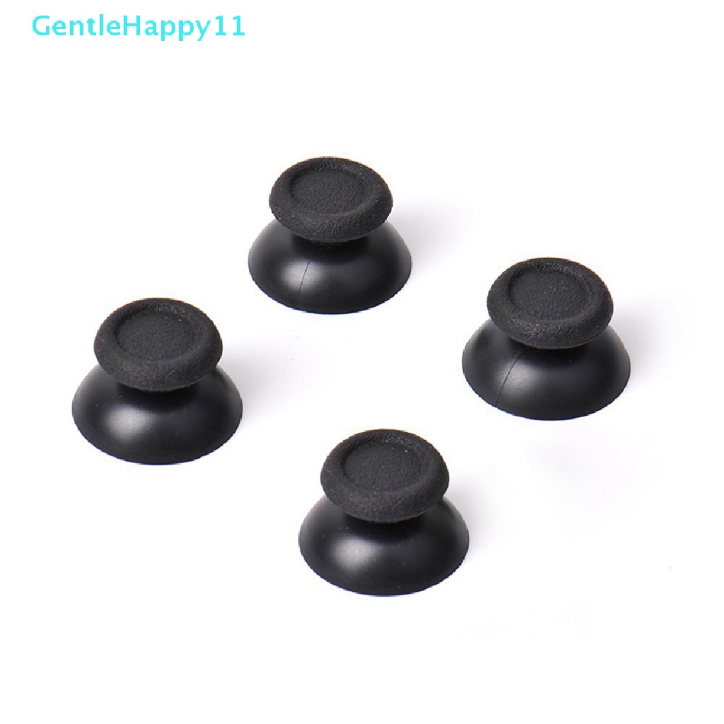 Gentlehappy อะไหล่ปุ่มกดนิ้วหัวแม่มือ แบบเปลี่ยน สําหรับ Sony PS4 Black 1 ชิ้น