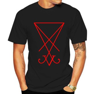 Occult Lucifer Sigil Symbol Satanic 666 Luciferian Church Of Satan Cool Tops O Neck Tee Sh_04