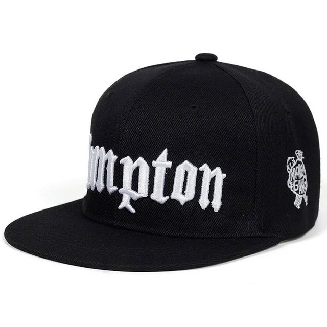 หมวกเบสบอล หมวกแก๊ป พิมพ์ลายตัวอักษร COMPTON แนวสตรีทแดนซ์ Gangster สไตล์ฮิปฮอป สําหรับผู้ชาย และผู้หญิง