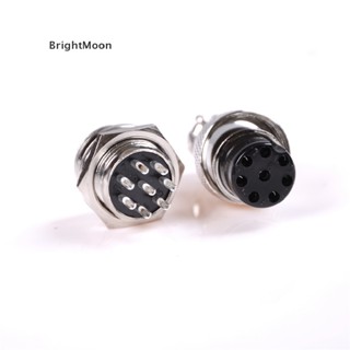 Brightmoon ซ็อกเก็ตเชื่อมต่อสายเคเบิล GX16 2-10pin ตัวผู้ และตัวเมีย 1 ชิ้น