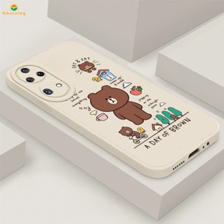 เคสซิลิโคนนิ่ม ลายการ์ตูนหมีบราวน์ หลากสี สําหรับ Huawei P30 P20 Lite Huawei P30 Pro P40 P20 P50 Pro Plus Nova 3E 4E #Ty031