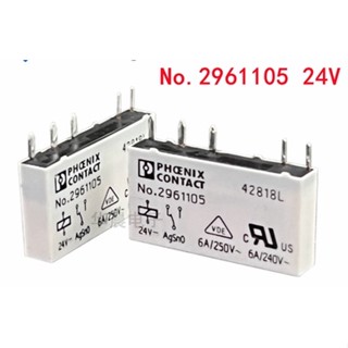 หมายเลข 20 ชิ้น2961105 เครื่องทวนฟีนิกซ์ 2961105 Phcenix คอนแทค 5 Pin 24V 6A