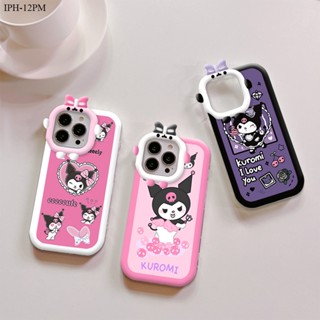 Compatible With iPhone 14 13 12 Pro Max Plus เคสไอโฟน สำหรับ Case Cartoon Kulomi เคส เคสโทรศัพท์ เคสมือถือ Shockproof Casing