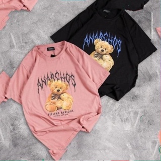 Oversize Anarchos T-Shirt | Oversize Tumblr Teddy Bear Unisex T-shrit_02