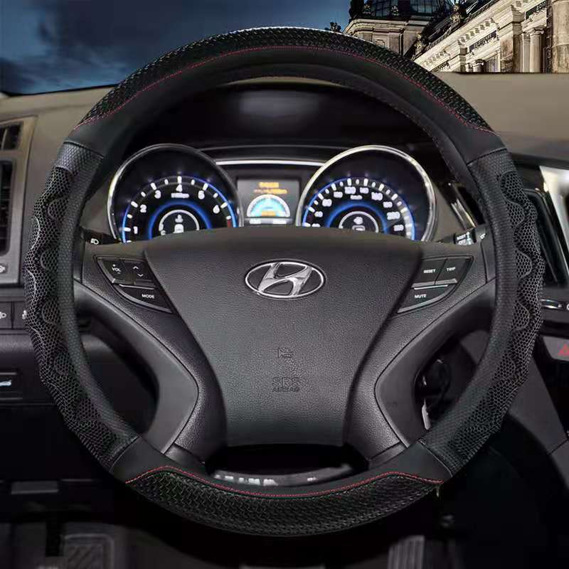 พวงมาลัยรถ 37 38 ซม. 15 "สําหรับ Hyundai ELtra/i35 Sonata/i45 Creta/ix25 Tuscon/ix35 Accent Verna So