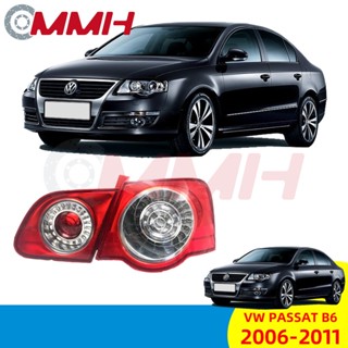 Volkswagen Passat B6 (2006-2011)​ เสื้อ​ไฟท้าย ไฟท้าย​แต่ง ไฟท้ายไฟเบรค​ ไฟเลี้ยว Taillamp Taillight ไฟท้าย​ พร้อมทับทิม ไฟท้ายกันชนหลังสําหรับ​ ทับทิมในฝาท้ายไฟท้าย ไฟเบรก ไฟสัญญาณเตือน