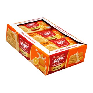 บิสชินเวเฟอร์ กรัม กลิ่นส้ม 29X12BISSIN WAFER ORANGE29G.X12