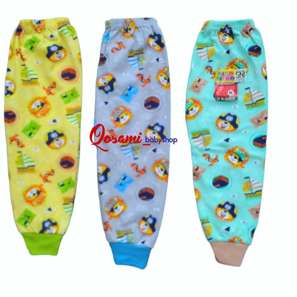 HOT CIKO MIKO กางเกงเด็ก 3 ชิ้น ลาย Uk S, M, L, XL SNI