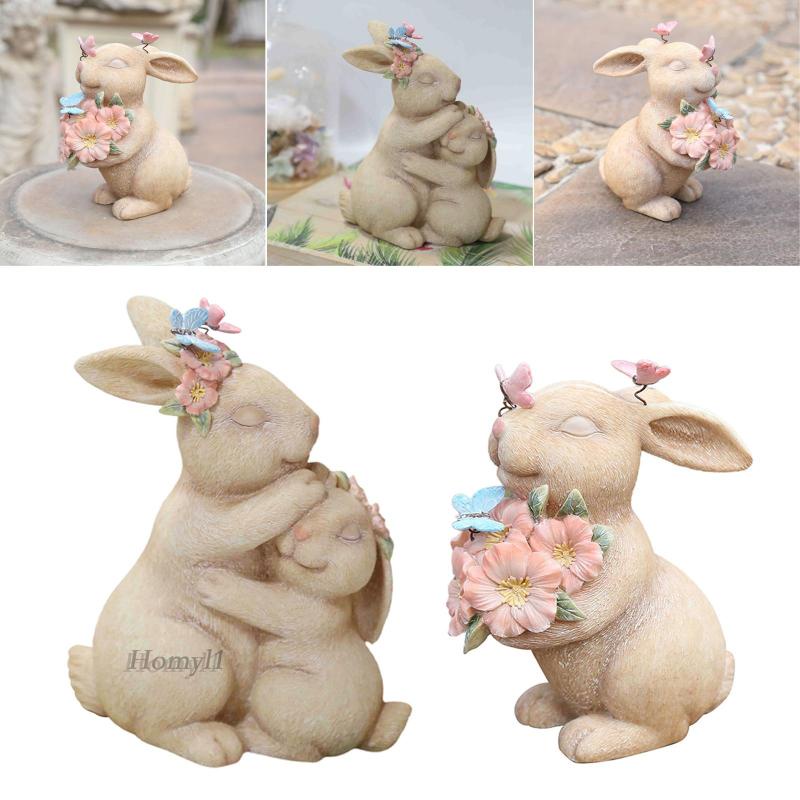 [Homyl1] ตกแต่งหุ่นรูปปั้นกระต่ายอีสเตอร์