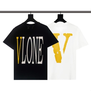 1196 vlone เสื้อยืดแขนสั้น โอเวอร์ไซซ์ แฟชั่นสําหรับผู้ชาย และผู้หญิง