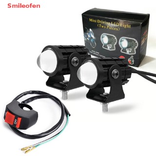 [Smileofen] ใหม่ ไฟสปอตไลท์ Led 12-80V สองสี ขนาดเล็ก กันน้ํา สว่างมาก สําหรับรถจักรยานยนต์