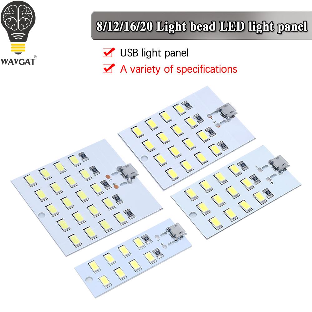 Mirco โคมไฟฉุกเฉิน USB 5730 LED 5730 Smd 5V 430ma~470ma สีขาว DIY