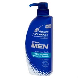 HS SHAMPOO แชมพู อัลตร้าเมนคูลเมนทอล480มล.HS ULTRA MENCOOL MENTOL480ML