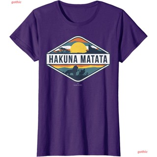 เสื้อยืดกีฬา Disney The Lion King Hakuna Matata Diamond Logo T-Shirt Sports T-shirt_05