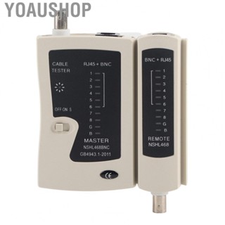 Yoaushop YG468B Professional RJ45+BNC Cable Tester Fast Accurate Testing Network Phone Wire Test Tool for