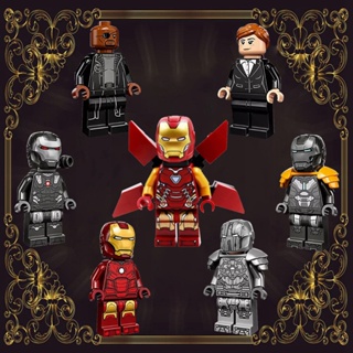 บล็อคตัวต่อ รูป Tony Stark Pepeer Potts Mark 85 Marvel ของเล่นเสริมการเรียนรู้ สําหรับเด็ก DIY