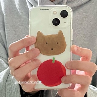 พร้อมส่ง เคสโทรศัพท์มือถือนิ่ม ลายบล็อกเกอร์ สไตล์เกาหลี สําหรับ iPhone Apple 14ProMax 13 12 11