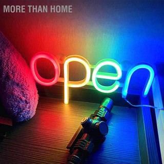 More than Home LED Neon Open Sign ความสว่างสูง Waterproof Mini สำหรับธุรกิจกลางแจ้ง