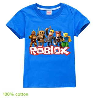 2020 ROBLOX เด็ก Summrt แขนสั้นท็อปส์ซูเสื้อยืดเสื้อผ้าเด็กผู้หญิงแฟชั่นเสื้อยืดเด็กสบาย ๆ ใหม่เสื้อผ้าเด็กผู้ชายเส_02