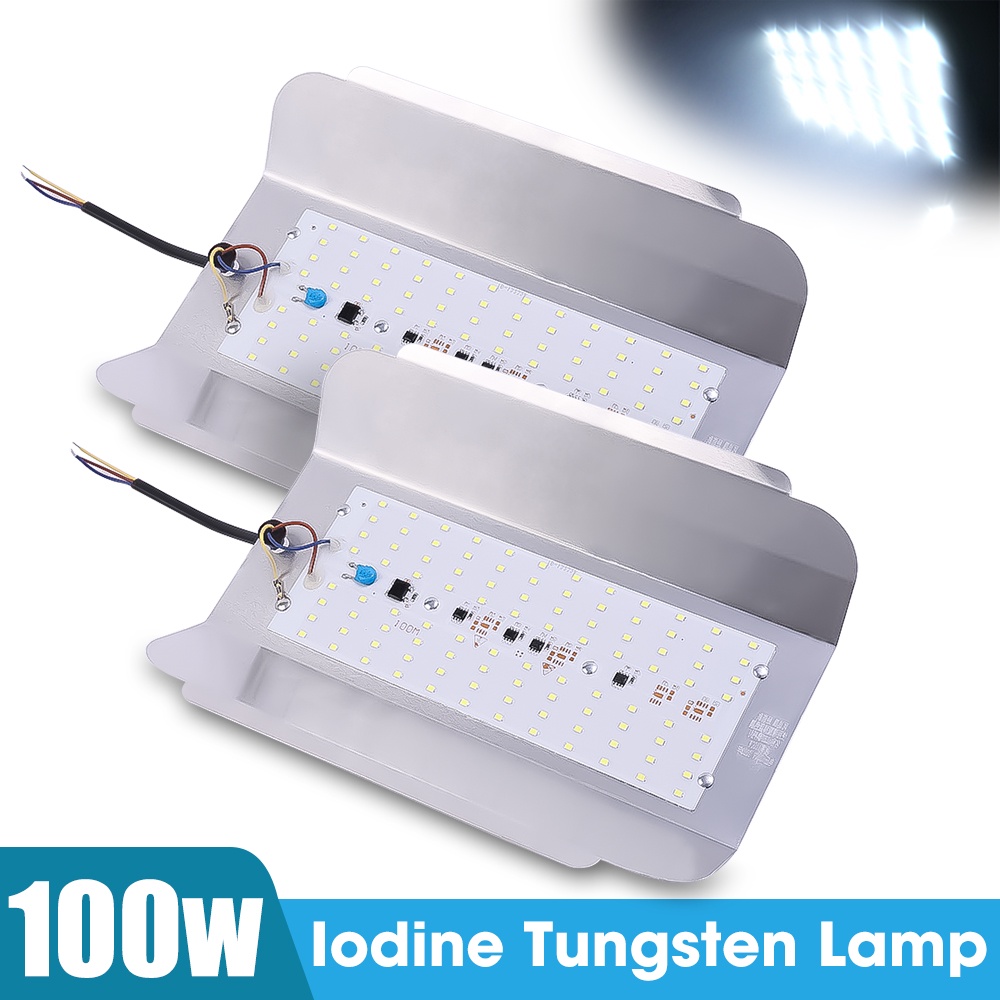 โคมไฟทังสเตน LED 100W กันน้ํา ประหยัดพลังงาน Ac180-260V สําหรับกลางแจ้ง